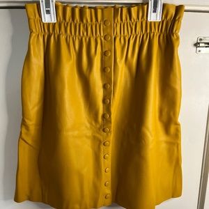 Zara Leather Skirt